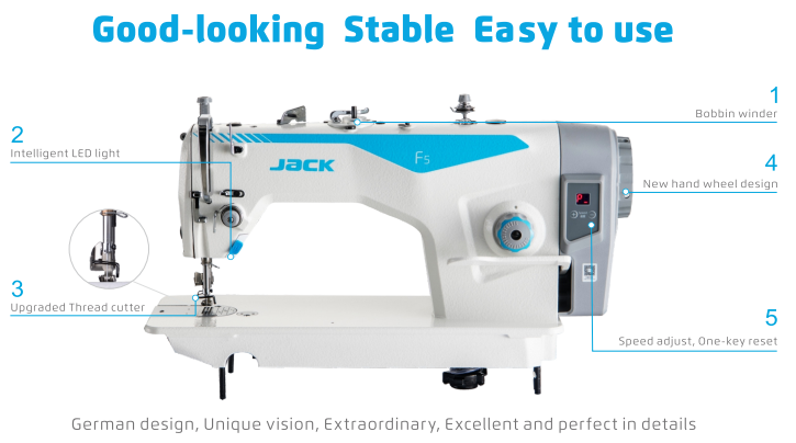 Jack F5 Direct drive lockstitch sewing machine